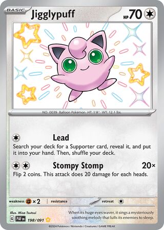 Jigglypuff 198/245 from Paldean Fates