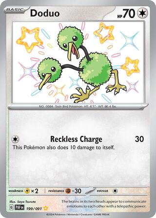 Doduo 199/245 from Paldean Fates