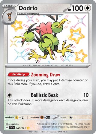 Dodrio 200/245 from Paldean Fates