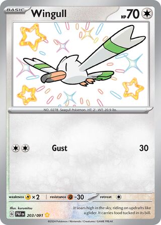 Wingull 203/245 from Paldean Fates