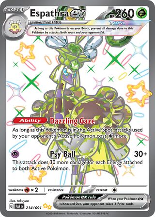 Espathra ex 214/245 from Paldean Fates