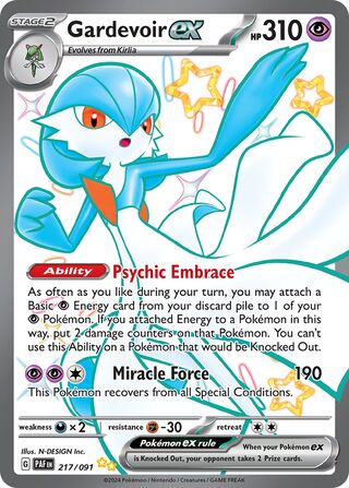 Gardevoir ex 217/245 from Paldean Fates