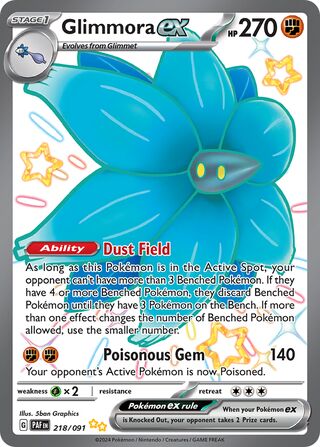 Glimmora ex 218/245 from Paldean Fates