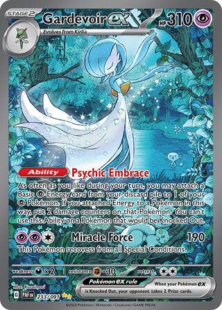 Gardevoir ex 233/245 from Paldean Fates