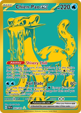 Chien-Pao ex 242/245 from Paldean Fates