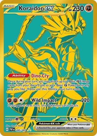 Koraidon ex 245/245 from Paldean Fates