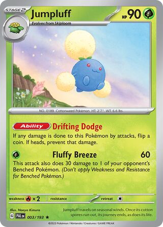 Jumpluff 3/279 from Paldea Evolved
