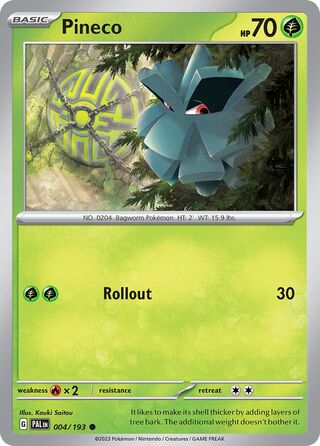 Pineco 4/279 from Paldea Evolved