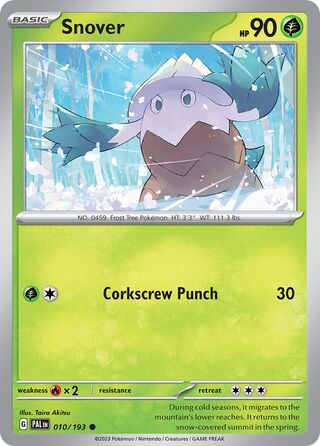 Snover 10/279 from Paldea Evolved