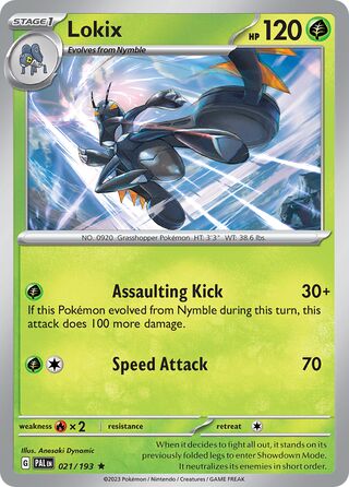 Lokix 21/279 from Paldea Evolved