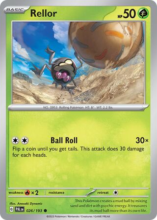 Rellor 26/279 from Paldea Evolved