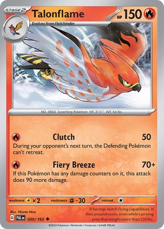 Talonflame 30/279 from Paldea Evolved