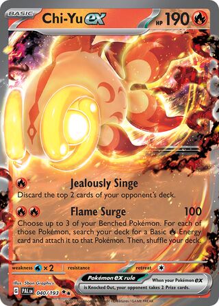 Chi-Yu ex 40/279 from Paldea Evolved