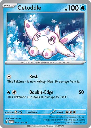 Cetoddle 54/279 from Paldea Evolved