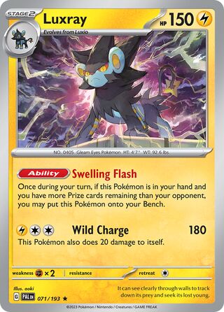 Luxray 71/279 from Paldea Evolved