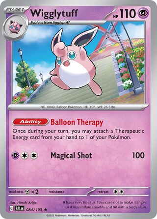 Wigglytuff 84/279 from Paldea Evolved