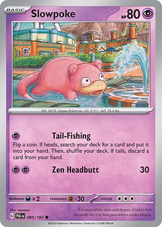 Slowpoke 85/279 from Paldea Evolved
