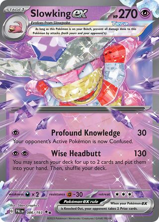 Slowking ex 86/279 from Paldea Evolved
