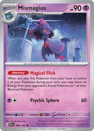 Mismagius 88/279 from Paldea Evolved