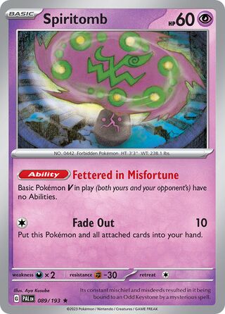 Spiritomb 89/279 from Paldea Evolved