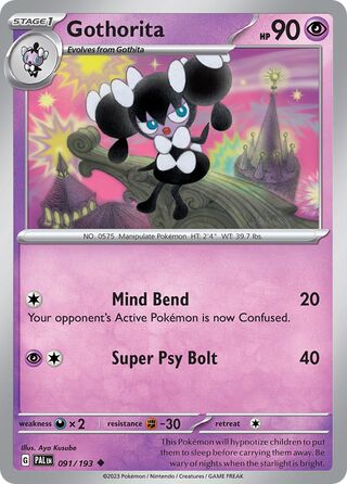 Gothorita 91/279 from Paldea Evolved