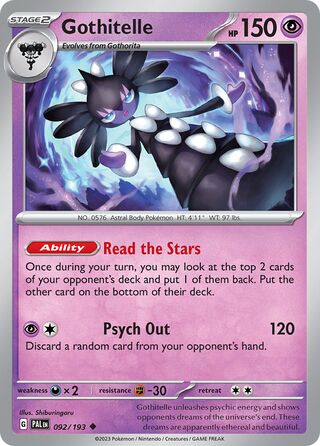Gothitelle 92/279 from Paldea Evolved