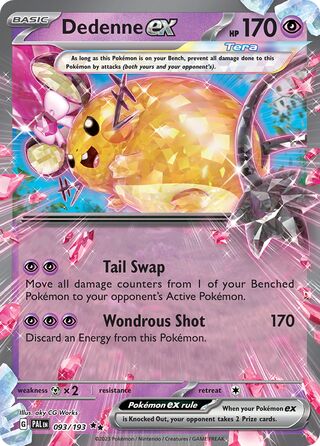 Dedenne ex 93/279 from Paldea Evolved