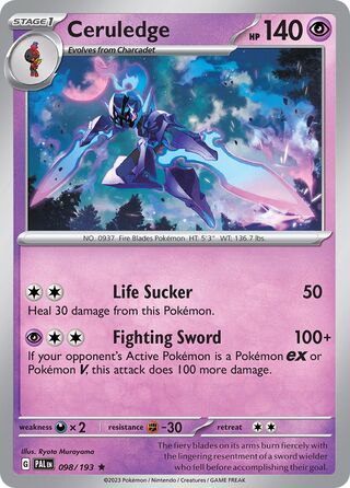 Ceruledge 98/279 from Paldea Evolved