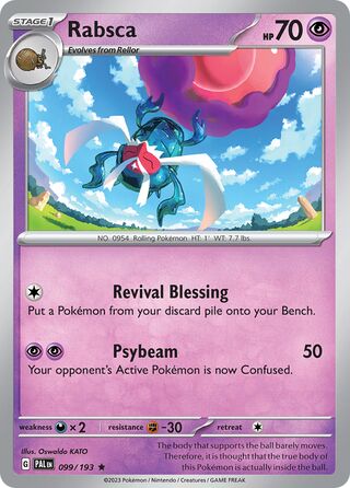 Rabsca 99/279 from Paldea Evolved