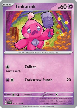 Tinkatink 100/279 from Paldea Evolved