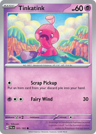 Tinkatink 101/279 from Paldea Evolved