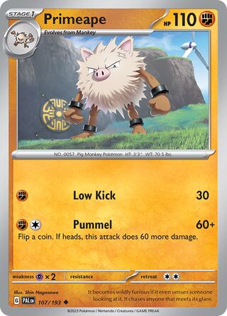 Primeape 107/279 from Paldea Evolved