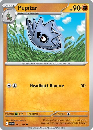 Pupitar 111/279 from Paldea Evolved