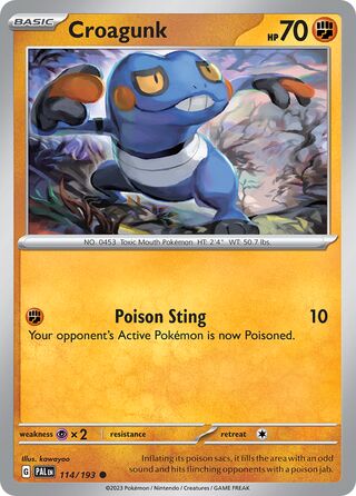 Croagunk 114/279 from Paldea Evolved