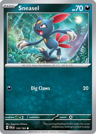 Sneasel 133/279 from Paldea Evolved
