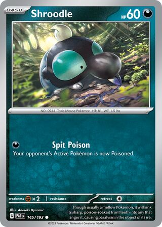 Shroodle 145/279 from Paldea Evolved