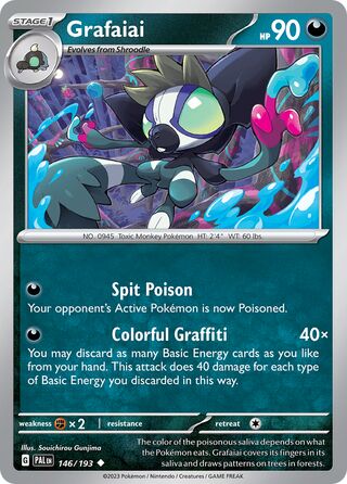 Grafaiai 146/279 from Paldea Evolved