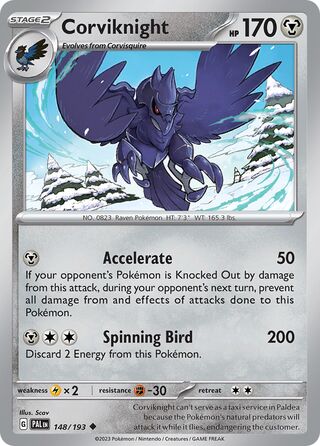 Corviknight 148/279 from Paldea Evolved