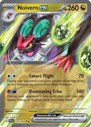 Noivern ex 153/279 from Paldea Evolved
