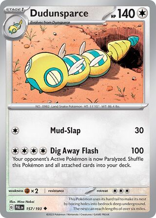 Dudunsparce 157/279 from Paldea Evolved