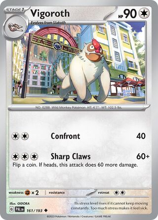 Vigoroth 161/279 from Paldea Evolved