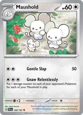 Maushold 168/279 from Paldea Evolved