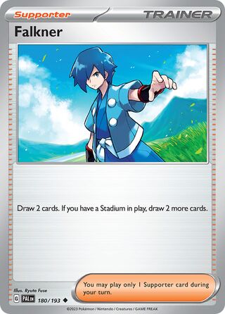 Falkner 180/279 from Paldea Evolved