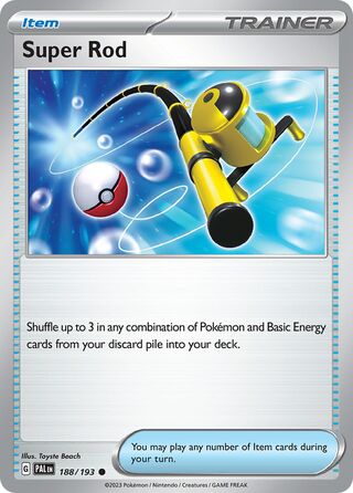 Super Rod 188/279 from Paldea Evolved
