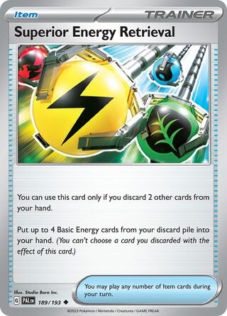 Superior Energy Retrieval 189/279 from Paldea Evolved