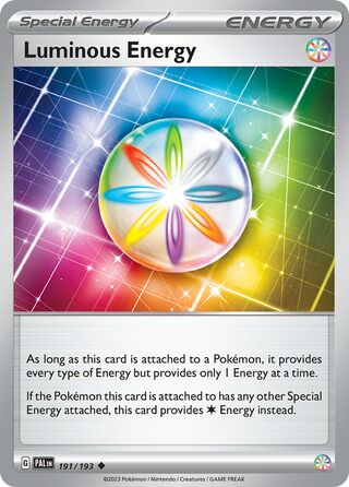 Luminous Energy 191/279 from Paldea Evolved