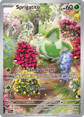 Sprigatito 196/279 from Paldea Evolved