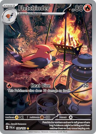 Fletchinder 199/279 from Paldea Evolved