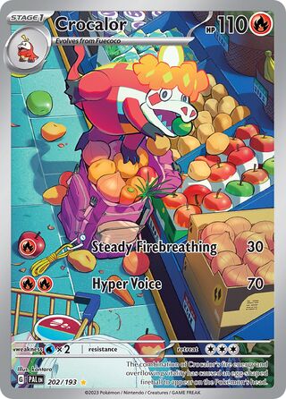 Crocalor 202/279 from Paldea Evolved