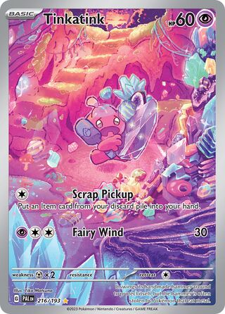 Tinkatink 216/279 from Paldea Evolved
